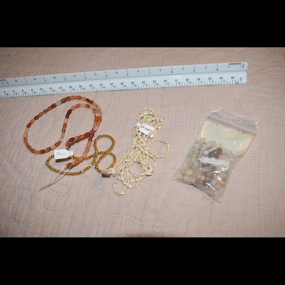 Loose gem stone beads bundle